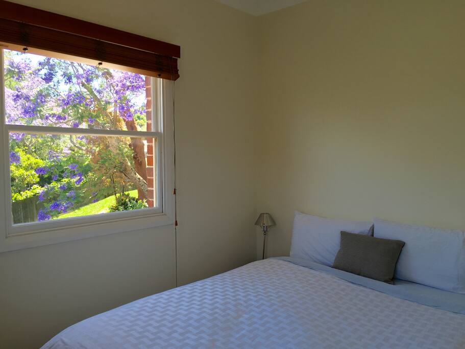 Well lit with beautiful garden views