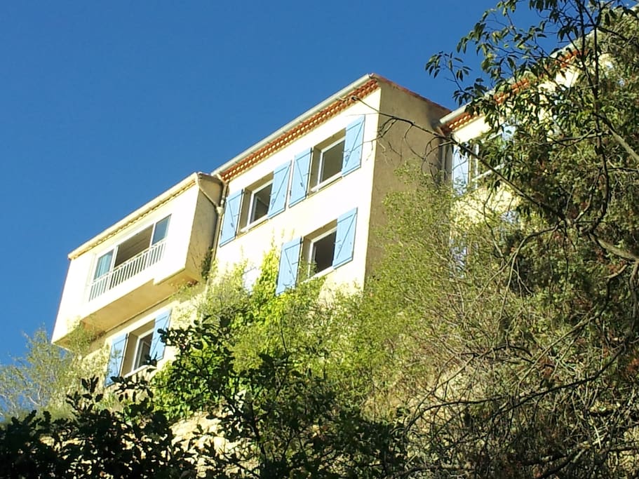 vue imprenable depuis l'appartement