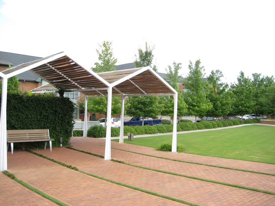 Nice outside area.
