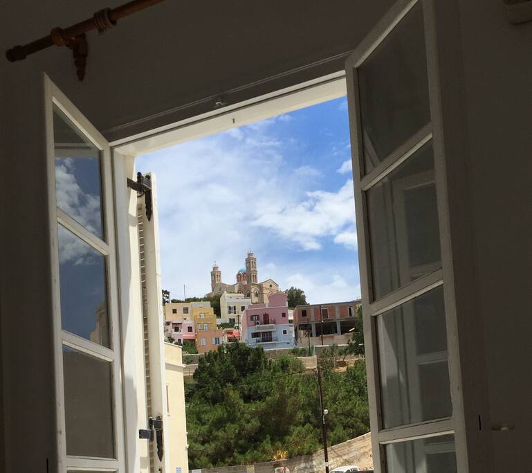 View from bedroom window
