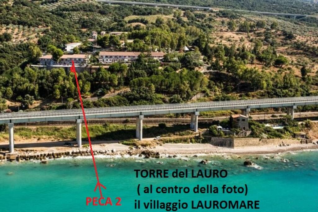 vista villaggio dal mare