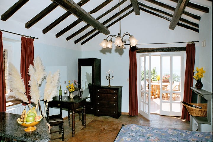 شقة بإمكانية الوصول إلى التراس وإطلالة على البحيرة