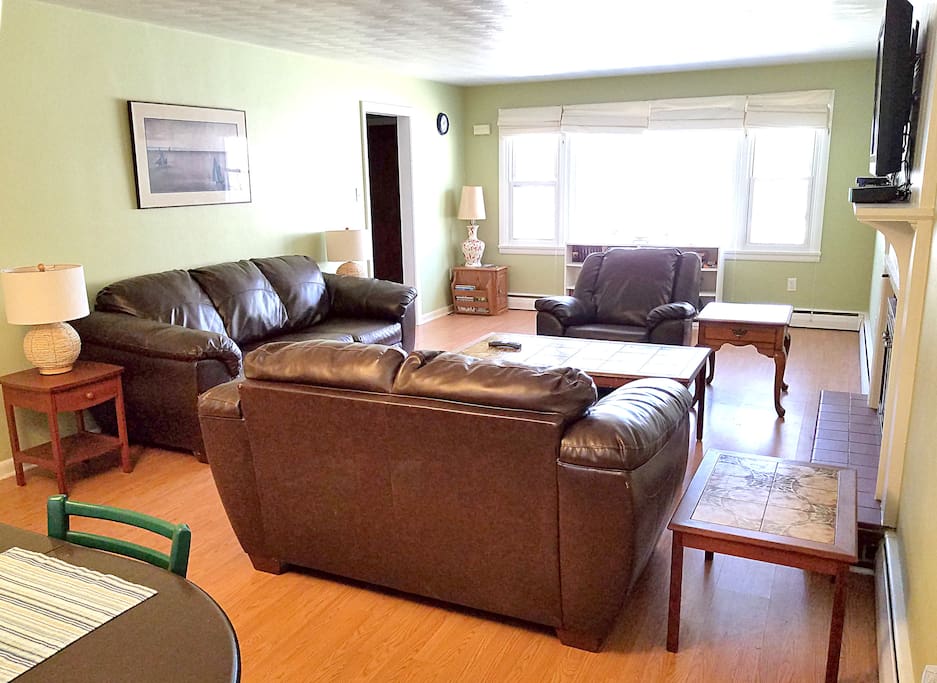 Living room facing front of house, main floor