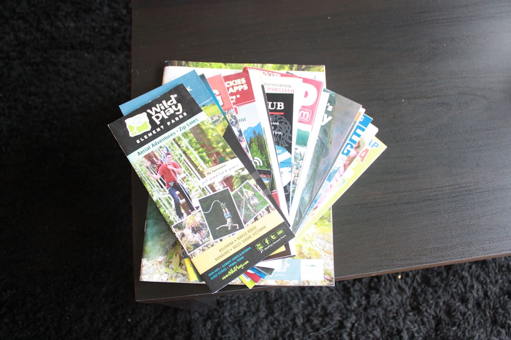 Your travel brochures