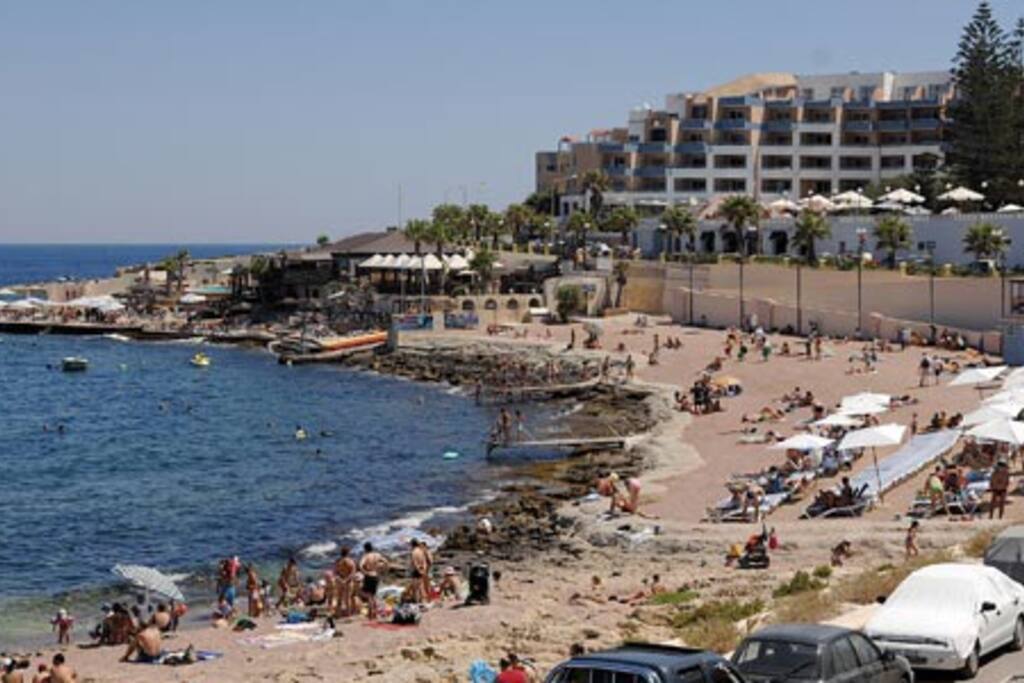 This beach is 5 min away from the apartment