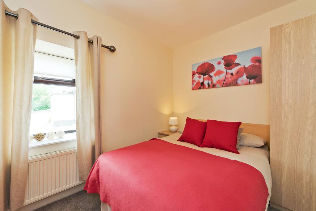 Bedroom No 2 has a super comfortable large double bed.