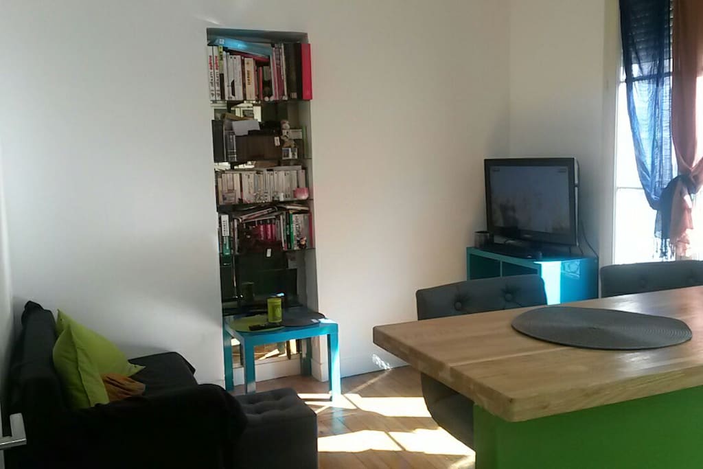The sunny living room