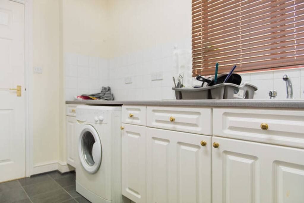 Washing machine and lots of storage space