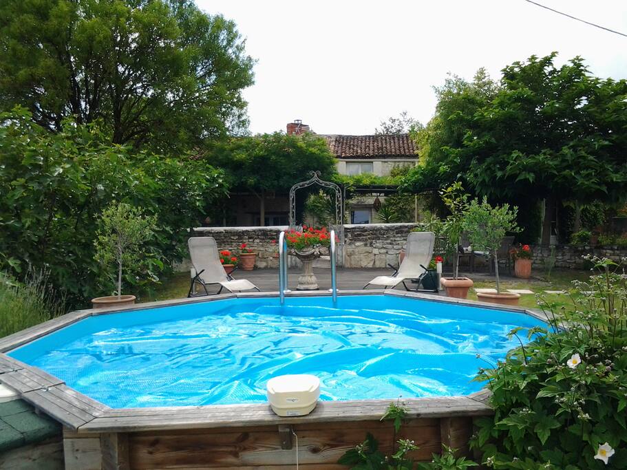 Plunge Pool infront of Jasmine Cottage