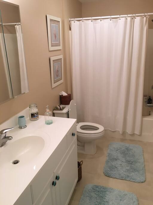 Hallway bathroom
