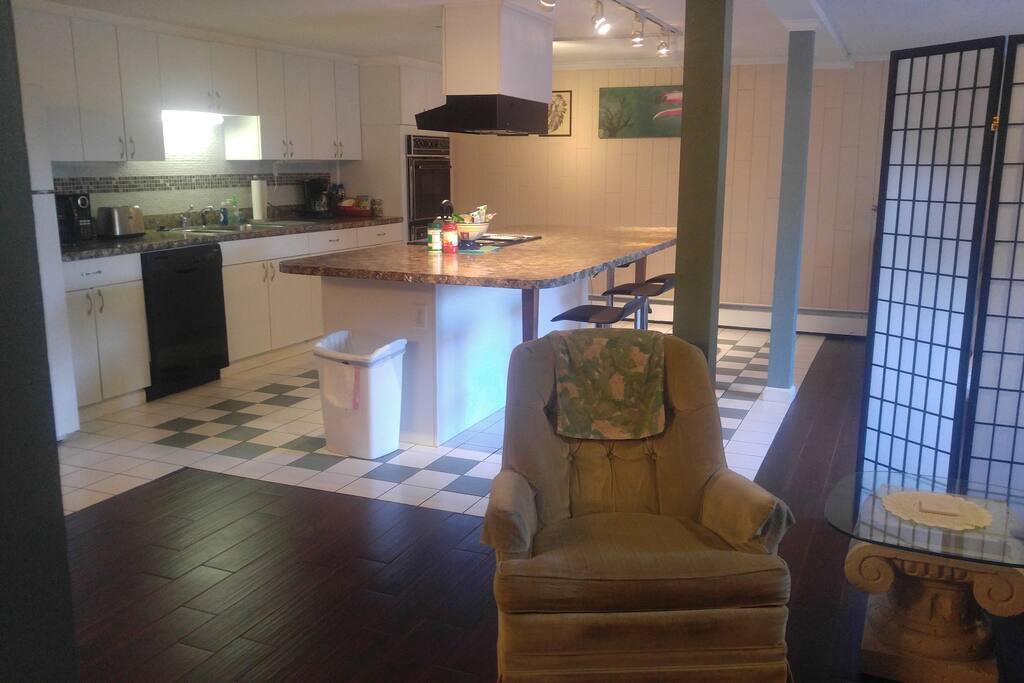 clean, well equipped kitchen