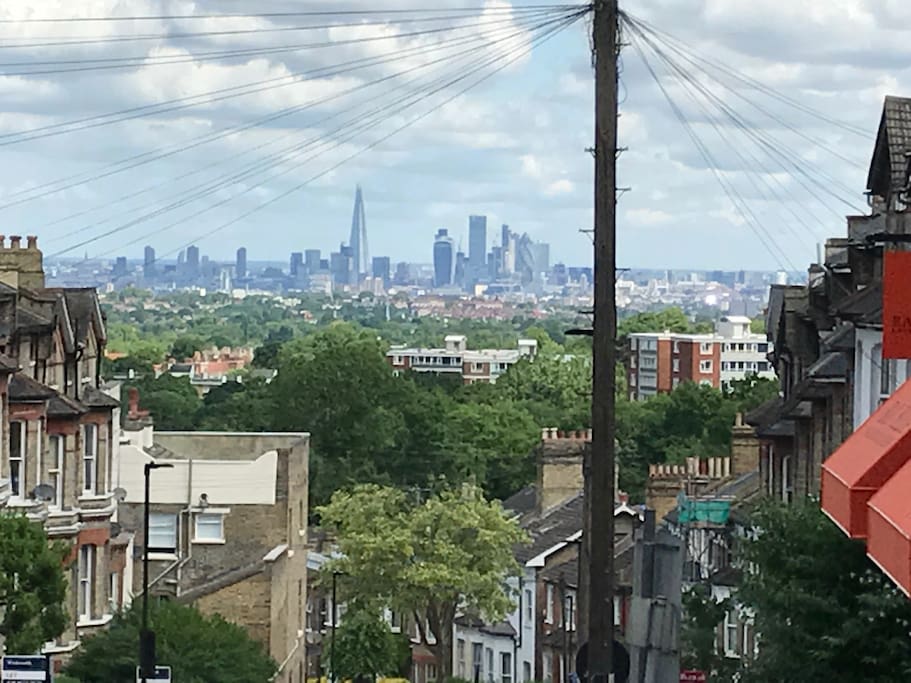 Fantastic views of London from Crystal Palace