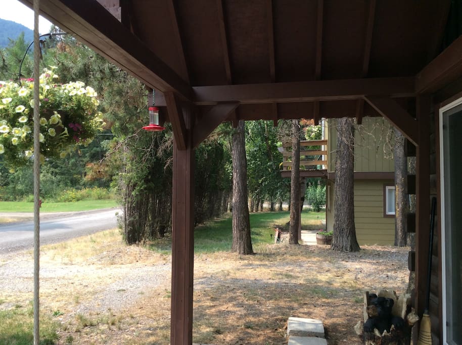 View from the porch swing