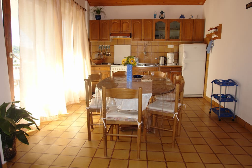 Kitchen and dining room