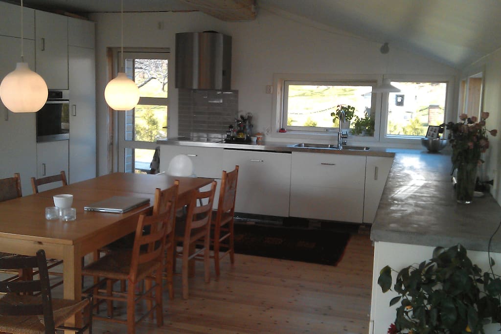 Kitchen- with access to terrace