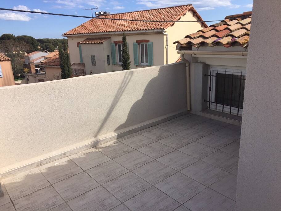La toiture terrasse avec vue mer