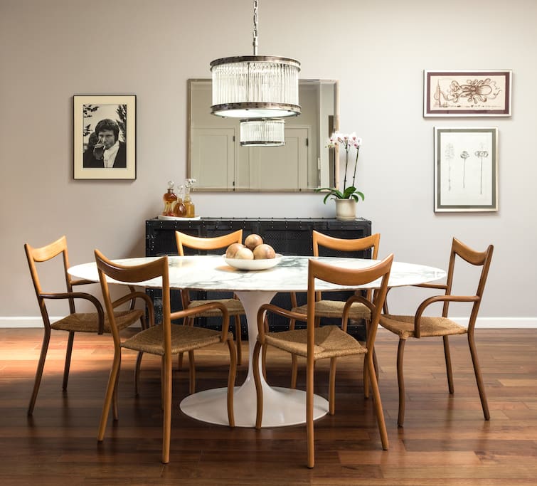 Dining table seats 6-8