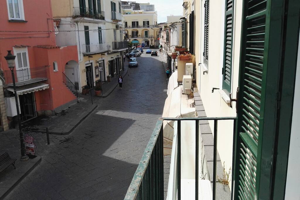 la vista dal balconcino