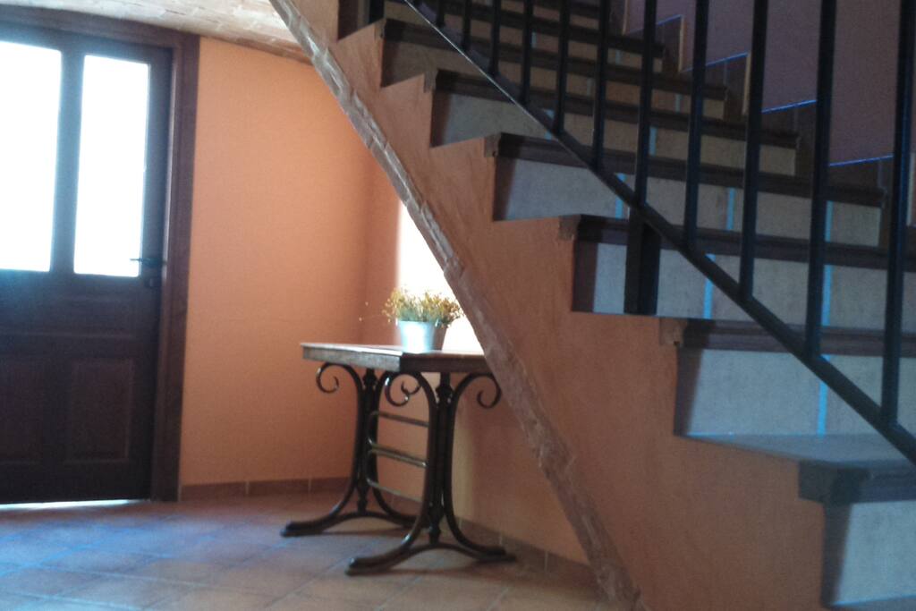 Escalera de apartamentos