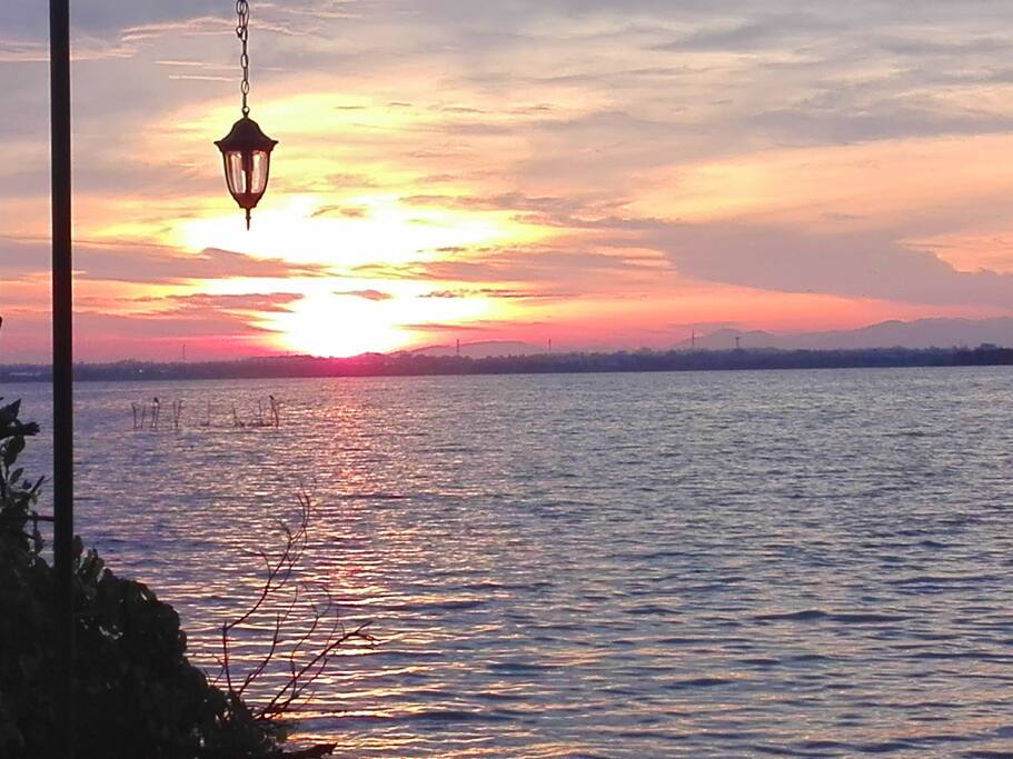 Sun rise at Nico Lagoon Hotel