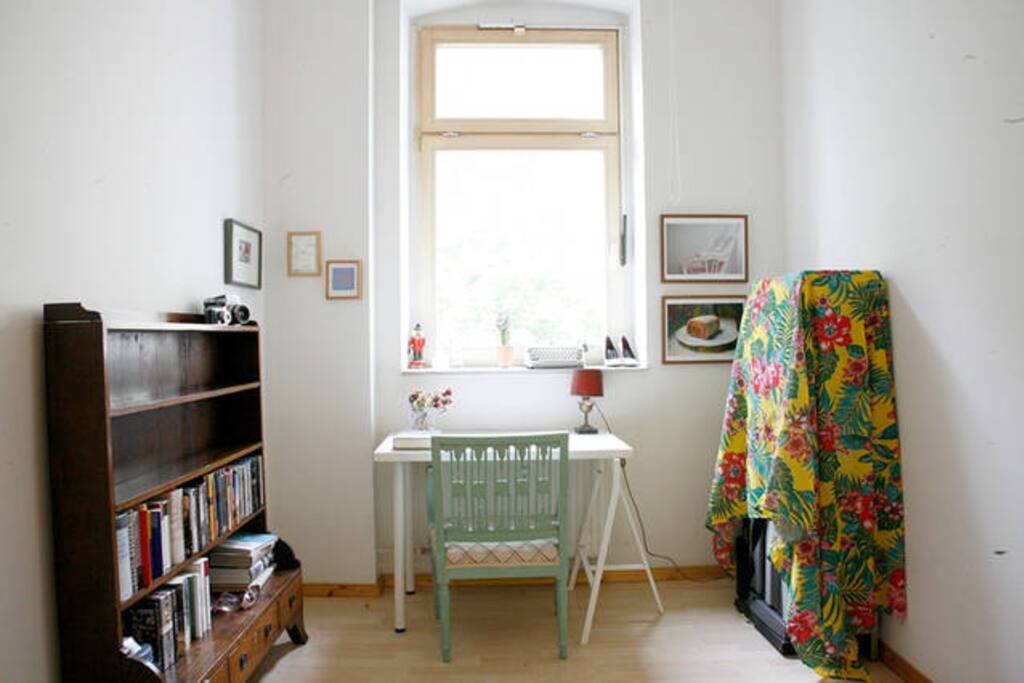 bedroom with spring light