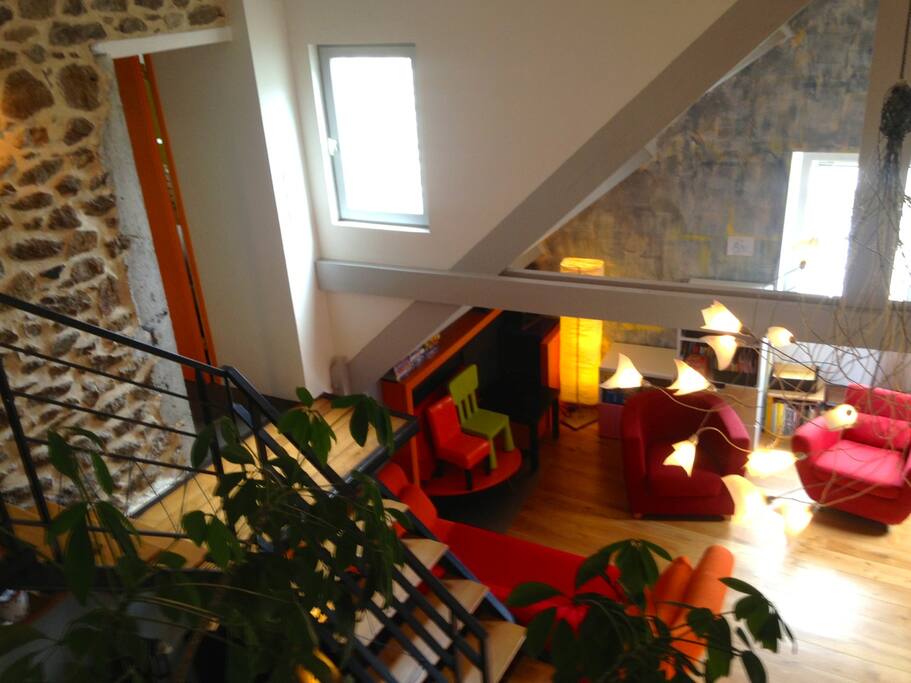 vue depuis la mezzanine