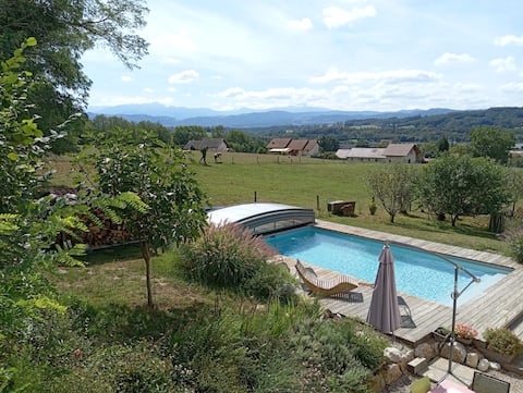 Country loft with pool