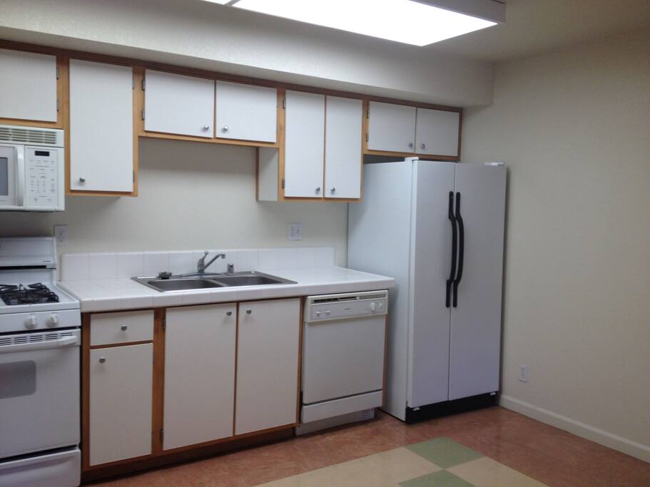 Shared kitchen.