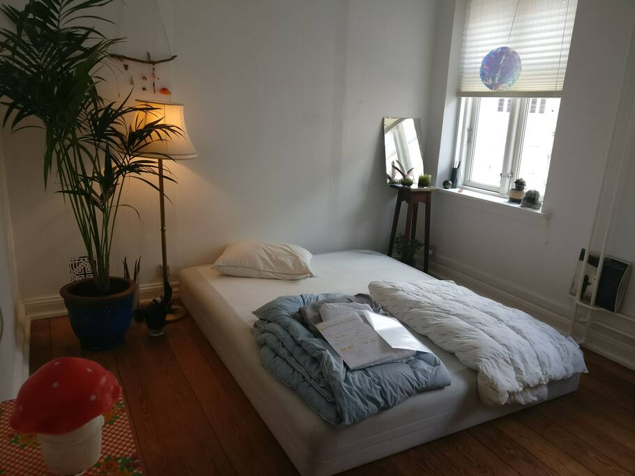 Our little nest bedroom.
