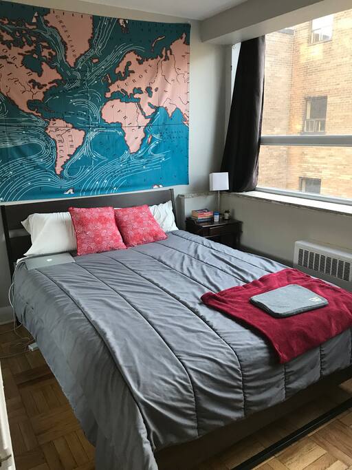 Bedroom - queen sized bed