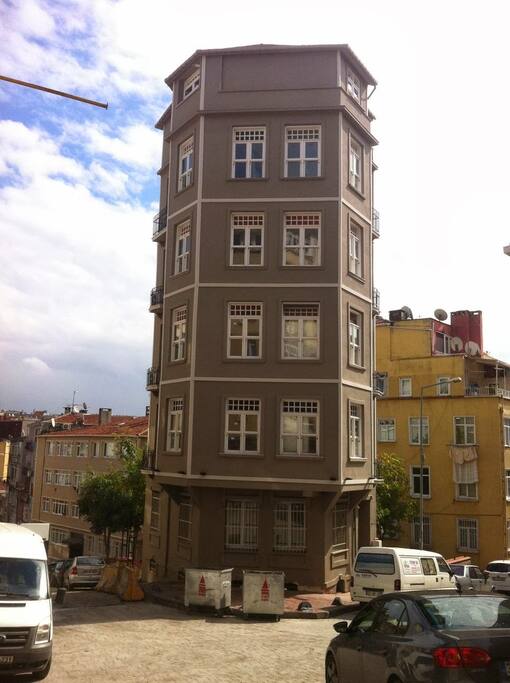 The historic building standing tall.