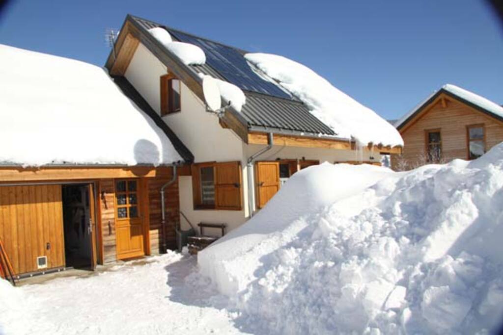 Vue d'hiver face Sud