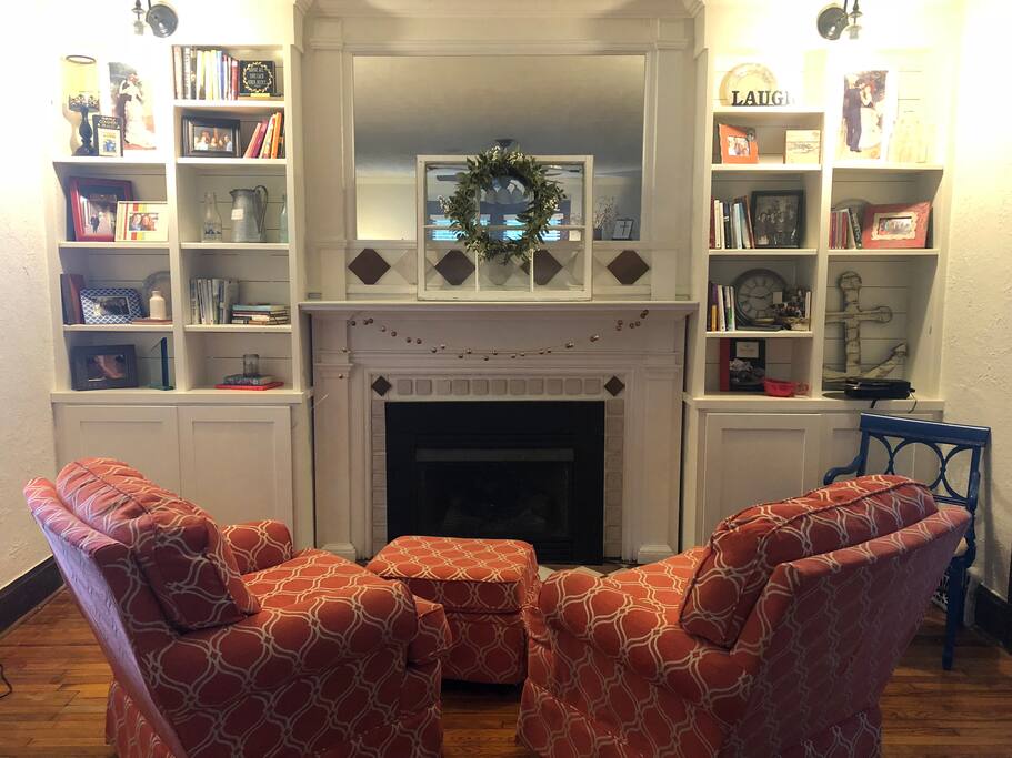 One half of the living room