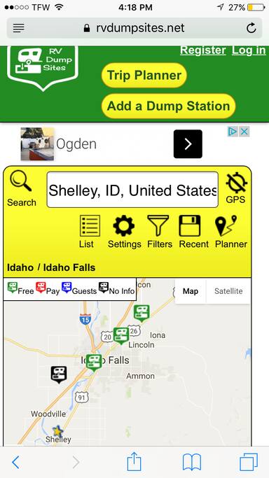 Dump station