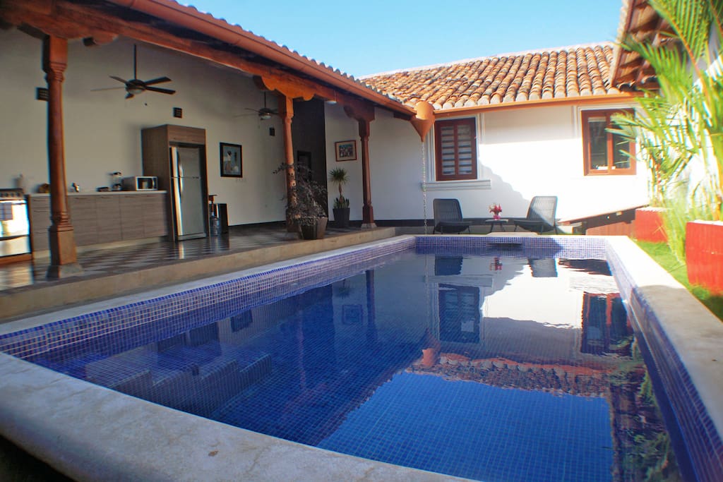 Pool, Kitchen & Terrace