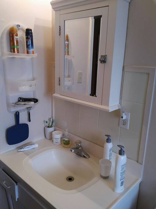 bathroom counter