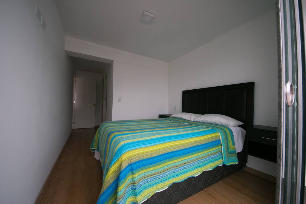 Main room with walking closet and a bathroom