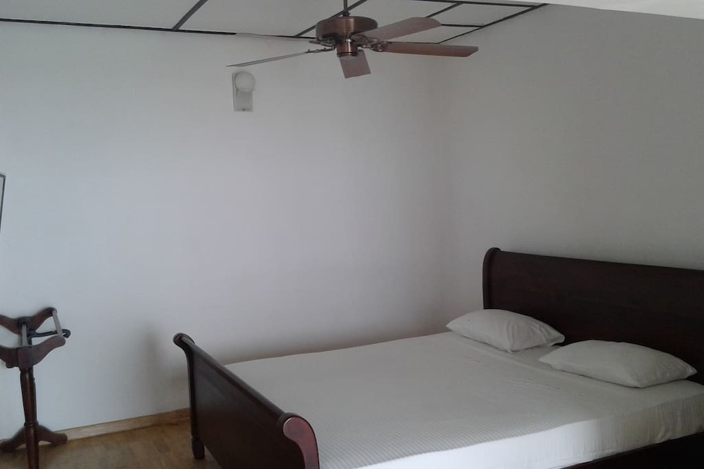 a comfortable double bed