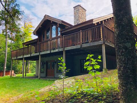 Chalet Chinook 2, Waterfront log home - Tremblant