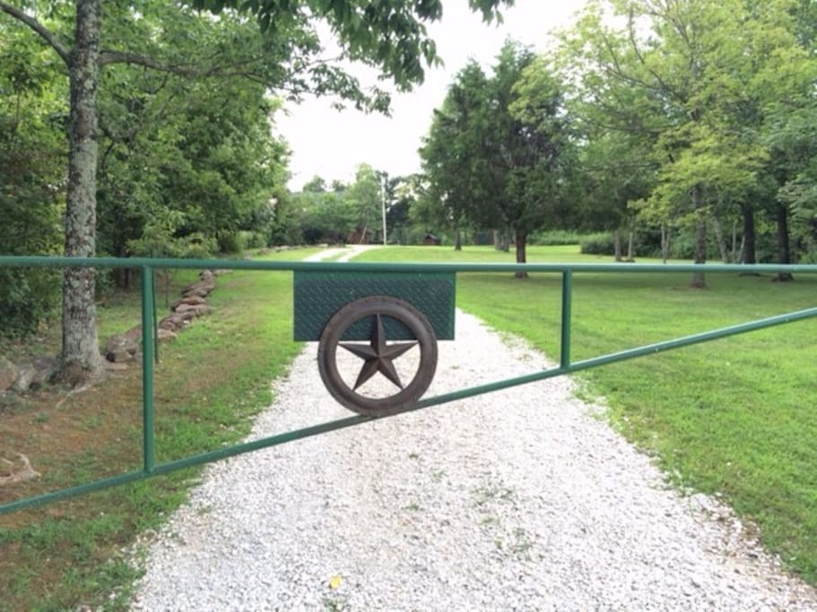 Gate to the property