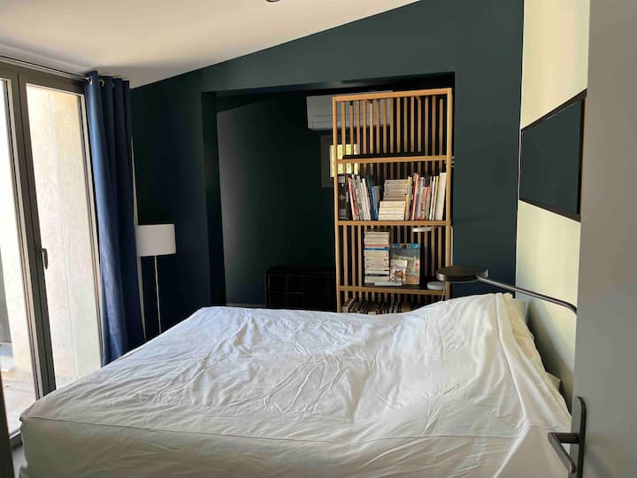 2eme chambre de l’annexez avec un lit 160x200