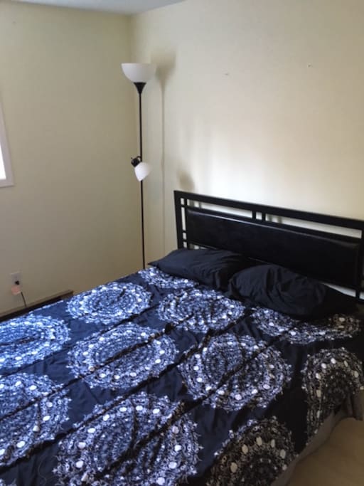 The upstairs bedroom.
