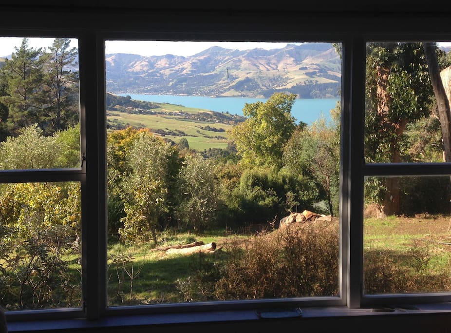 View from bedroom window