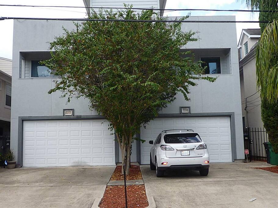 Front view of town home