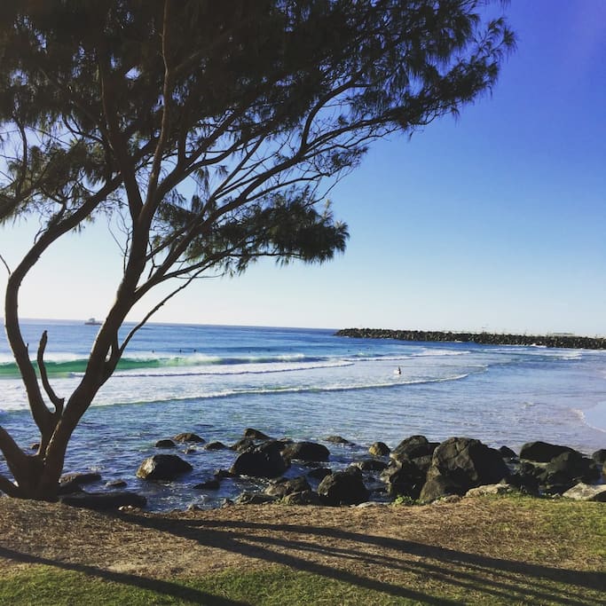 Durranbah beach. only 5 min away