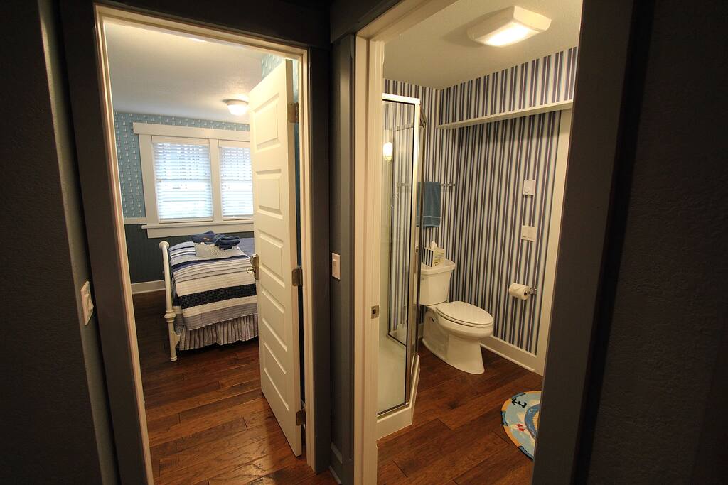 Guest Suite private bathroom with walk in shower