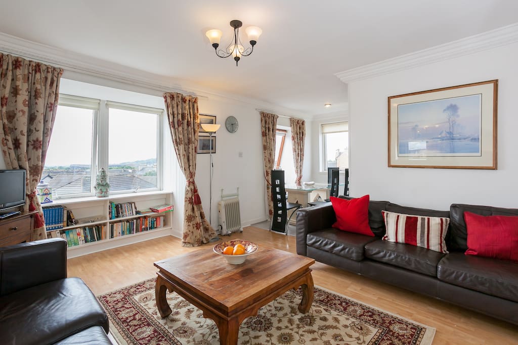 Sitting Room with views over Edinburgh
