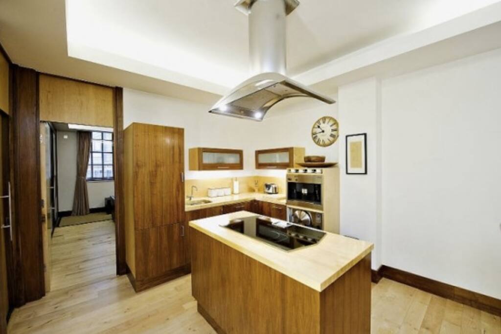 Shared living room and kitchen