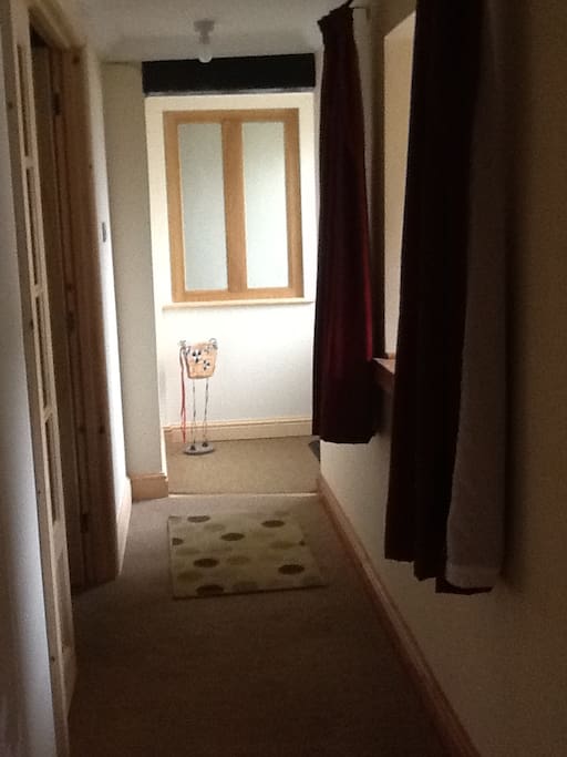 Separate Front door leading to Private and secure hallway