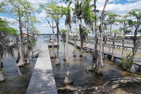 Lakefront with private pier